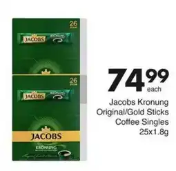 Save Jacobs Kronung Original/Gold Sticks Coffee Singles offer