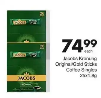 Save Jacobs Kronung Original/Gold Sticks Coffee Singles offer