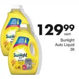 Save Sunlight Auto Liquid offer