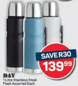 Pick n Pay DAY Stainless Steel Flask Assorted Each offer