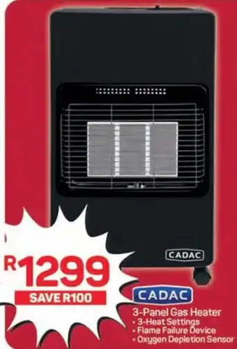 Pick n Pay CADAC 3-Panel Gas Heater offer