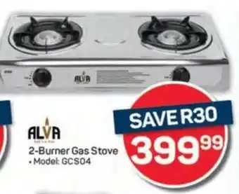Pick n Pay ALVA 2-Burner Gas Stove offer