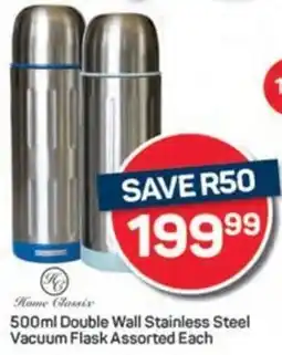 Pick n Pay Home Classix Double Wall Stainless Steel Vacuum Flask Assorted Each offer