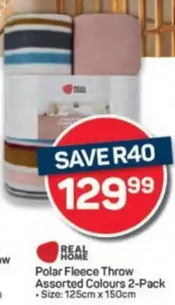 Pick n Pay REAL HOME Polar Fleece Throw offer