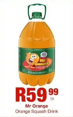 Take 'n Pay Mr Orange Orange Squash Drink offer