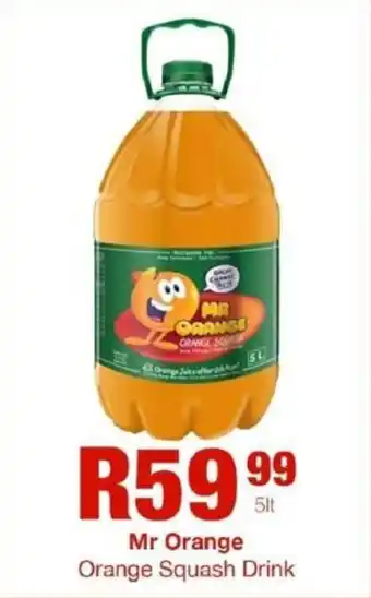 Take 'n Pay Mr Orange Orange Squash Drink offer