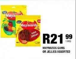 Maynards gums or jellies assorted
