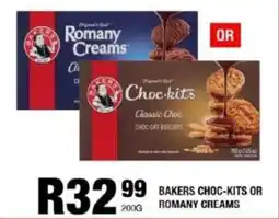 Take 'n Pay Bakers choc-kits or romany creams offer