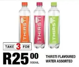 Take 'n Pay Thirsti flavoured water assorted offer