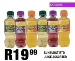 Take 'n Pay Sunburst rtd juice assorted offer