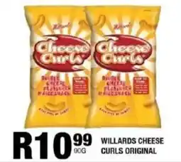 Take 'n Pay Willards cheese curls original offer