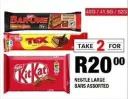 Take 'n Pay Nestle large bars assorted offer