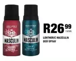 Take 'n Pay Lentheric masculin deo spray offer
