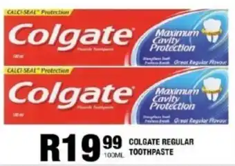 Take 'n Pay Colgate regular toothpaste offer