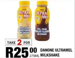 Take 'n Pay Danone ultramel milkshake offer