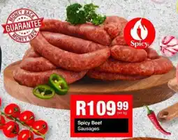 Take 'n Pay Spicy Beef Sausages offer