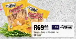 Take 'n Pay Supreme Strips or Schnitzels offer