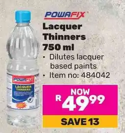 Game POWAFIX Lacquer Thinners offer