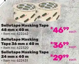 Game Sellotape Masking Tape offer
