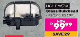 Game LIGHT WORX Glass Bulkhead offer
