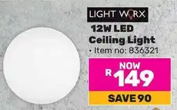 Game Light Worx 12W LED Ceiling Light offer