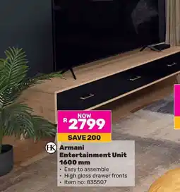 Game HK Armani Entertainment Unit offer