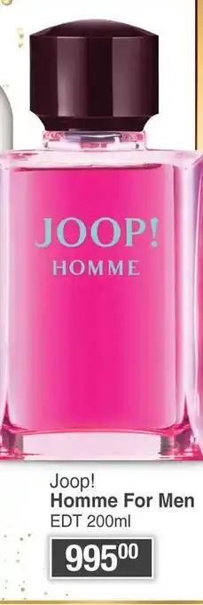 Dis-Chem Joop! Homme For Men EDT 200ml offer