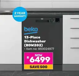 Game Beko 13-Place Dishwasher offer