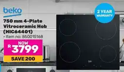 Game Beko 4-Plate Vitroceramic Hob offer