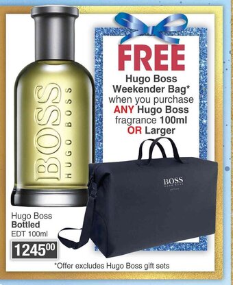 Dis-Chem Hugo Boss Bottled EDT 100ml offer