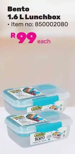 Game ADDIS Bento Lunchbox offer