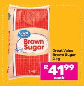 Game Great Value Brown Sugar 2 kg offer