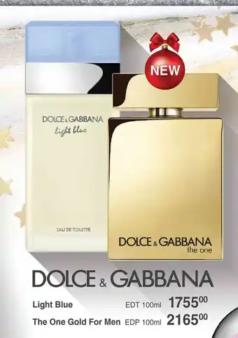 Dis-Chem Dolce & Gabbana The One Gold For Men EDP 100ml offer