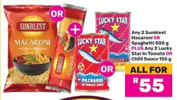 Game Sunblest Macaroni or Spaghetti & Lucky Star offer