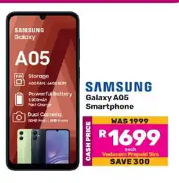 Game Samsung Galaxy A05 Smartphone offer