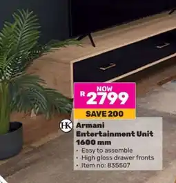 Game Armani Entertainment Unit 1600 mm offer