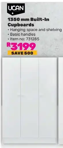 Game 1350 mm Built-In Cupboards offer
