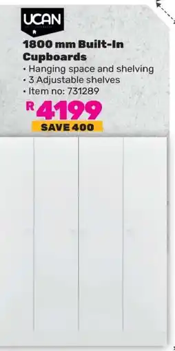 Game 1800 mm Built-In Cupboards offer