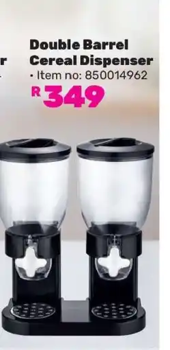 Game Double Barrel Cereal Dispenser offer