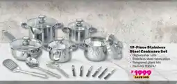 Game 19-Piece Stainless Steel Cookware Set offer