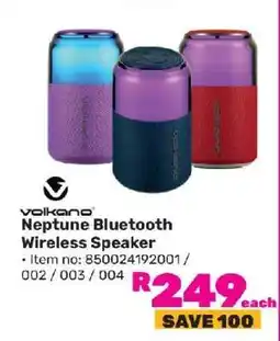 Game Volkano Neptune Bluetooth Wireless Speaker offer