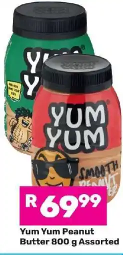 Game Yum Yum Peanut Butter 800 g Assorted offer