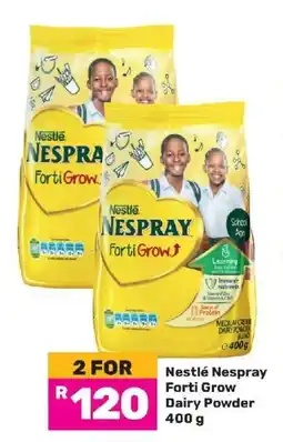 Game Nestlé Nespray Forti Grow Dairy Powder 400 g offer