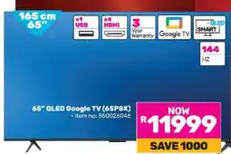 Game 65” QLED Google TV (65P8K) offer