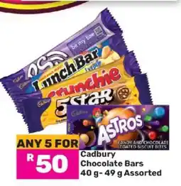 Game Cadbury Chocolate Bars offer