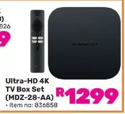 Game Ultra-HD 4K TV Box Set (MDZ-28-AA) offer