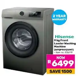 Game Hisense 9 kg Front Loader Washing Machine offer