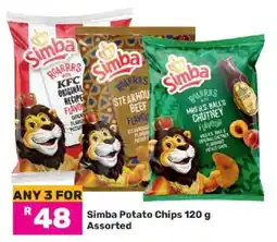 Game Simba Potato Chips 120 g Assorted offer