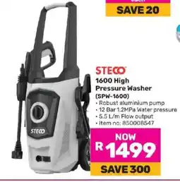 Game STECO 1600 High Pressure Washer (SPW-1600) offer