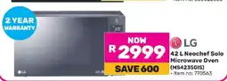 Game LG 42 L Neochef Solo Microwave Oven (MS4235GIS) offer